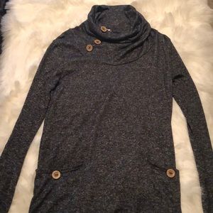 Charcoal Sweater Dress